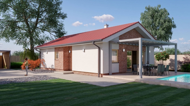 projekt domu BUNGALOW 227